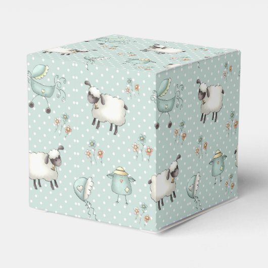 Ballotins Motif bébé vert Sage (Arrière)