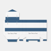 Ballotins Motif bleu blanc de la marine moderne (Déplié)