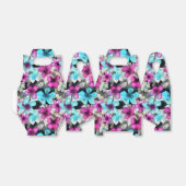 Ballotins Motif bleu rose blanc Aquarelle noire (Déplié)