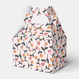 Ballotins Motif botanique de bourgeon floral pastel
