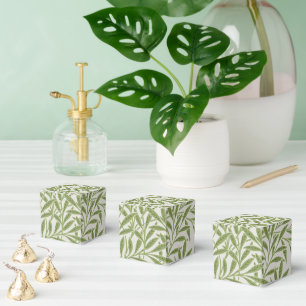Ballotins Motif botanique floral vert de William Morris