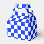 Ballotins Motif chèque À damiers blanc bleu (Arrière)