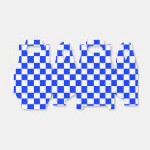 Ballotins Motif chèque À damiers blanc bleu (Déplié)
