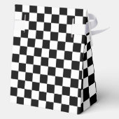 Ballotins Motif chèque À damiers noir blanc (Verso)