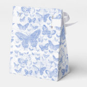 Ballotins motif chic de papillons bleu bébé, shabby c (Arrière)