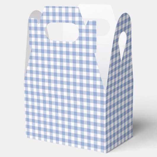 Ballotins Motif classique En vichy bleu coché (Ouvert)