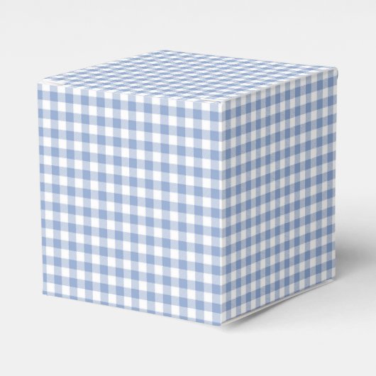 Ballotins Motif classique En vichy bleu coché (Verso)
