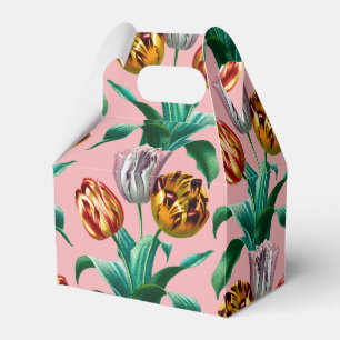 Ballotins Motif couleur Vintage Aquarelle Tulip Fleurs