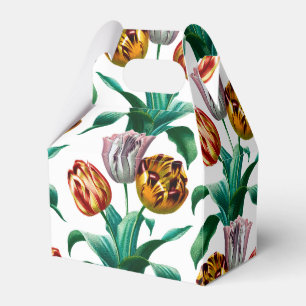 Ballotins Motif couleur Vintage Aquarelle Tulip Fleurs