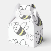 Ballotins Motif croisé Imprimer Baby shower d'abeille mignon (Verso)