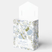 Ballotins Motif d'Allover bleu bleu romantique blanc (Ouvert)