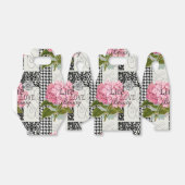 Ballotins Motif Damas Décor Floral Joli (Déplié)