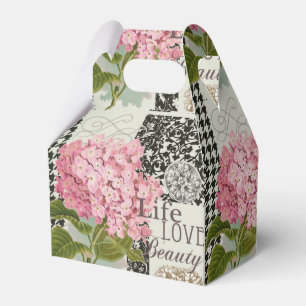 Ballotins Motif Damas Décor Floral Joli