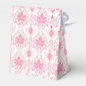 Ballotins motif damassé rose blanc (Arrière)