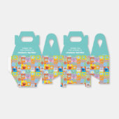 Ballotins Motif d'anniversaire Elmo, Abby et Cookie Monster (Déplié)