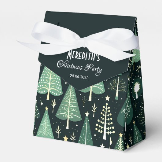 Ballotins Motif d'arbre de Noël vert (Verso)