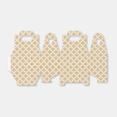 Ballotins Motif d'art populaire Floral rose et vert (Déplié)