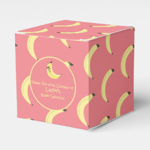 Ballotins Motif de Baby Shower Fille Bananes Mignonnes 