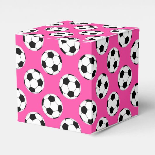 Ballotins Motif de balle de football rose (Verso)