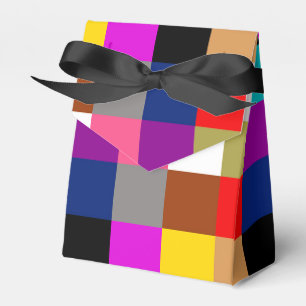 Ballotins Motif de blocs de couleur audacieux et colorés