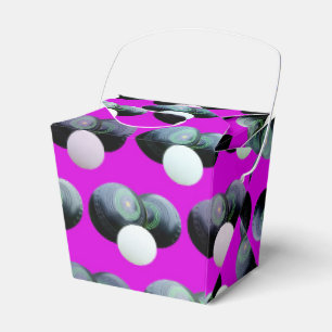 Ballotins Motif de boules de pelouse magenta,