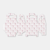 Ballotins Motif de Bow rose Aquarelle (Déplié)