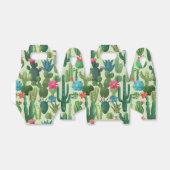 Ballotins Motif de cactus Turquoises verts en fleurs (Déplié)