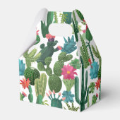 Ballotins Motif de cactus Turquoises verts en fleurs (Arrière)