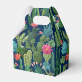 Ballotins Motif de cactus Turquoises verts en fleurs (Arrière)