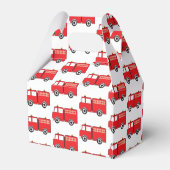 Ballotins Motif de camion-feu rouge (Arrière)