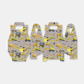 Ballotins Motif de camions de construction (Déplié)