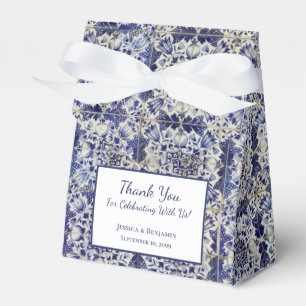 Ballotins Motif de carreaux blancs vintage géométrique