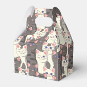 Ballotins Motif de chats blancs et gris (Arrière)