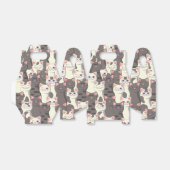 Ballotins Motif de chats blancs et gris (Déplié)