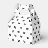 Ballotins Motif de chats chic noir et blanc (Arrière)