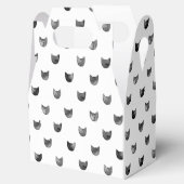 Ballotins Motif de chats chic noir et blanc (Ouvert)