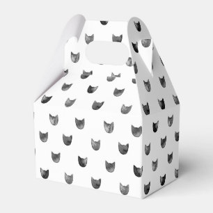 Ballotins Motif de chats chic noir et blanc