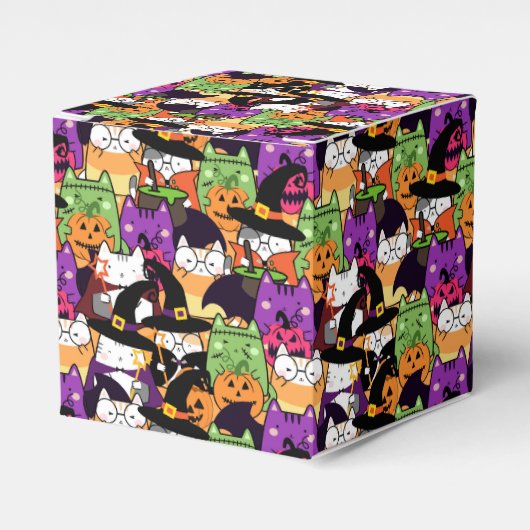Ballotins Motif de chats Halloween Kawaii (Verso)