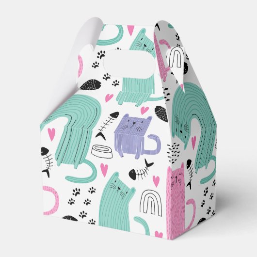 Ballotins Motif de chats mignons (Arrière)