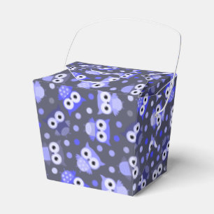 Ballotins Motif de chouette coloré bleu mignon