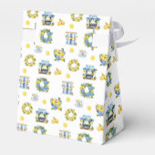 Ballotins Motif de citron d'été méditerranéen  (Arrière)