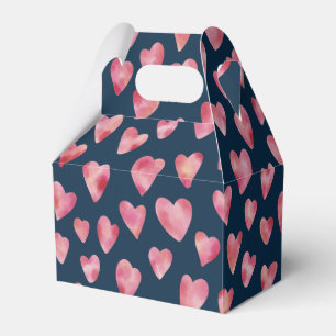 Ballotins Motif de cœur d'amour rose foncé
