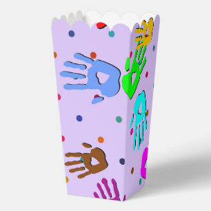 Ballotins Motif de cœurs colorés en forme 7