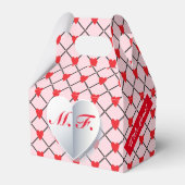 Ballotins Motif de Coeurs Monogrammes "Avec amour" Ballotin (Verso)