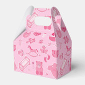 Ballotins Motif de collage rose bébé fille (Arrière)