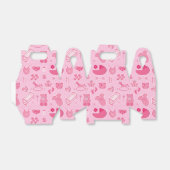 Ballotins Motif de collage rose bébé fille (Déplié)