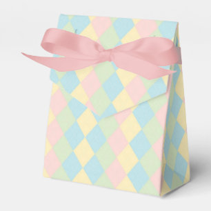 Ballotins Motif de couleur pastel printemps/Pâques argyle