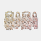 Ballotins Motif de dentelle florale rose (Déplié)