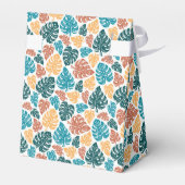 Ballotins Motif de feuille de Monstera Tropical - Nature col (Arrière)