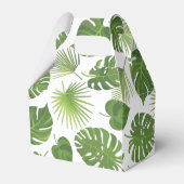 Ballotins Motif de feuilles tropicales vertes élégantes (Arrière)